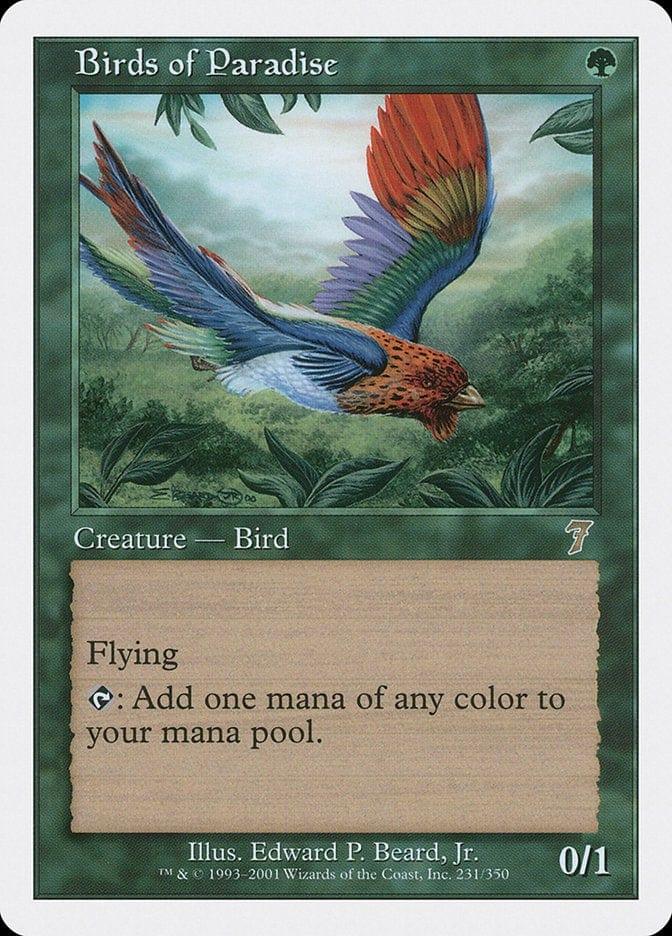Magic: The Gathering MTG Single Birds of Paradise [Seventh Edition]