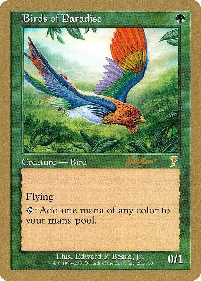 Magic: The Gathering MTG Single Birds of Paradise [World Championship Decks 2002]