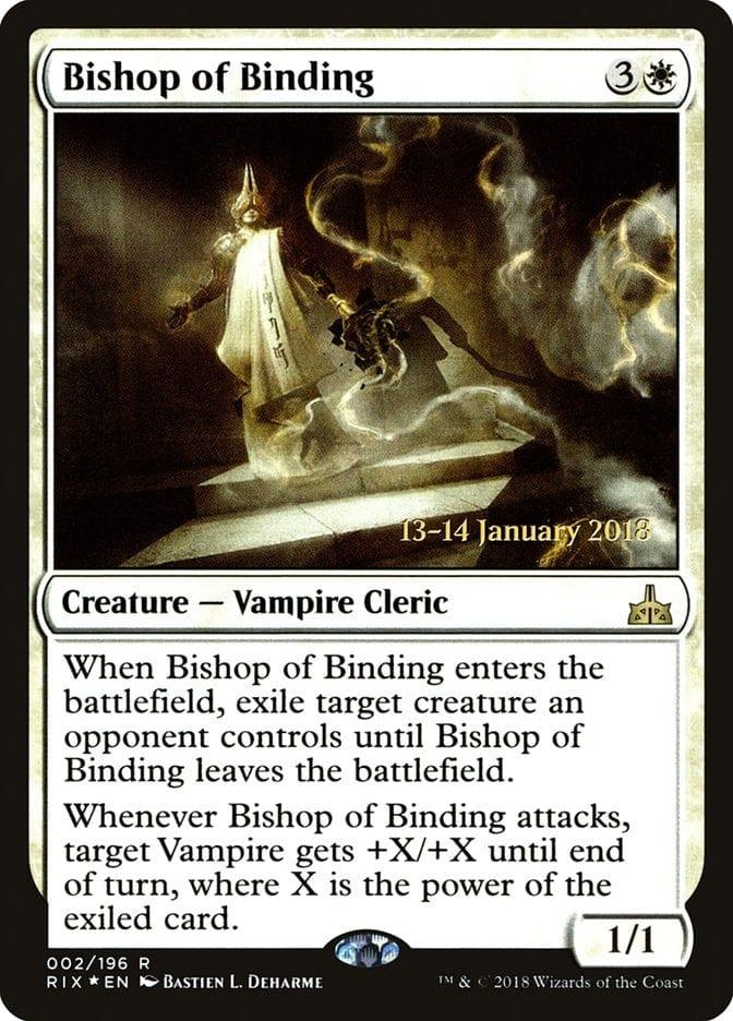 Magic: The Gathering MTG Single Bishop of Binding [Rivals of Ixalan Prerelease Promos]