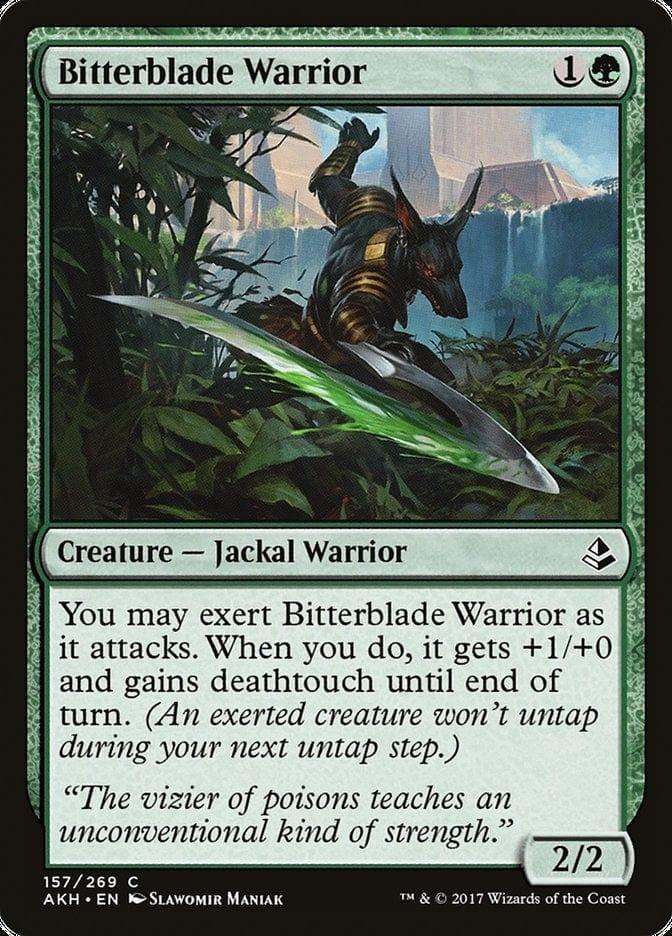 Magic: The Gathering MTG Single Bitterblade Warrior [Amonkhet]