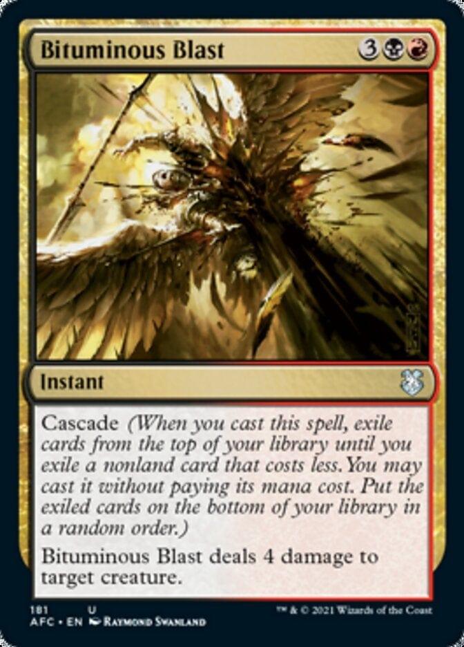 Magic: The Gathering MTG Single Bituminous Blast [Dungeons & Dragons: Adventures in the Forgotten Realms Commander]