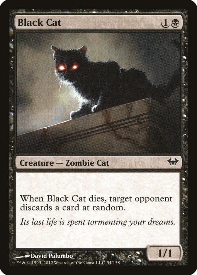 Magic: The Gathering MTG Single Black Cat [Dark Ascension]