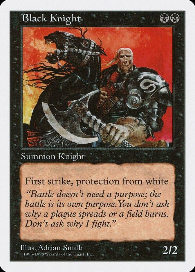 Magic: The Gathering MTG Single Black Knight [Anthologies]