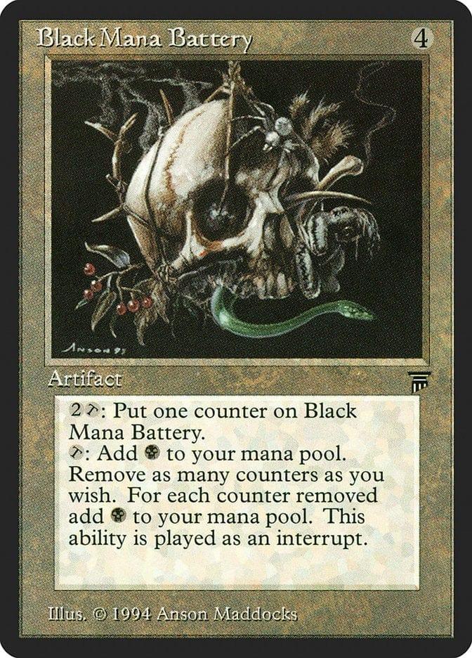 Magic: The Gathering MTG Single Black Mana Battery [Legends]