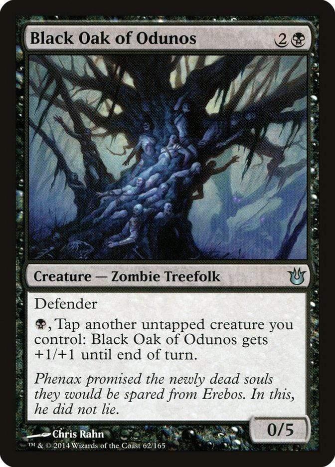 Magic: The Gathering MTG Single Black Oak of Odunos [Born of the Gods]
