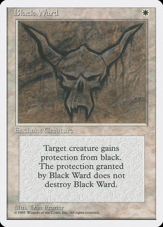 Magic: The Gathering MTG Single Black Ward [Fourth Edition]