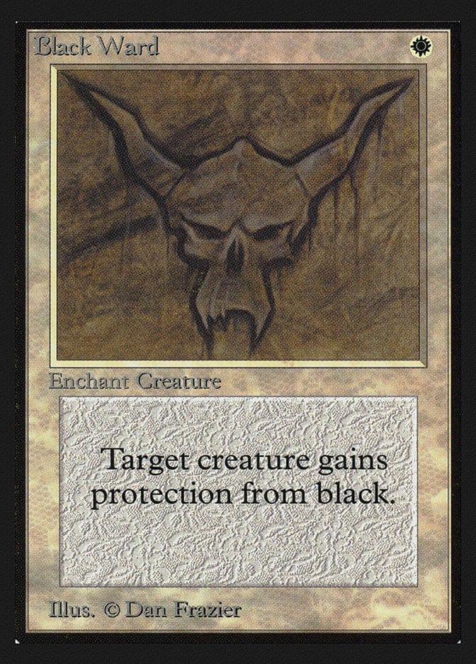 Magic: The Gathering MTG Single Black Ward [International Collectors’ Edition]