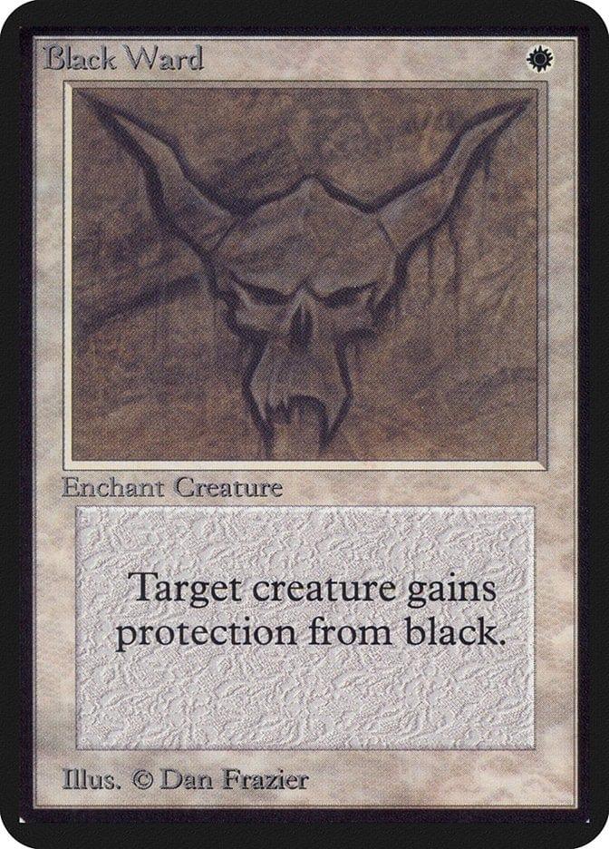 Magic: The Gathering MTG Single Black Ward [Limited Edition Alpha]