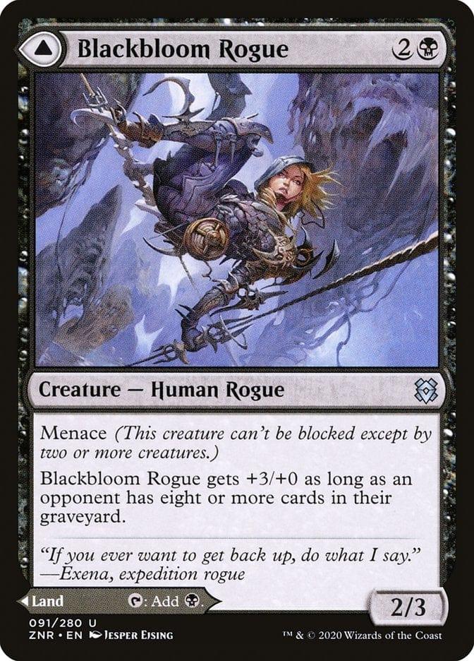 Magic: The Gathering MTG Single Blackbloom Rogue // Blackbloom Bog [Zendikar Rising]