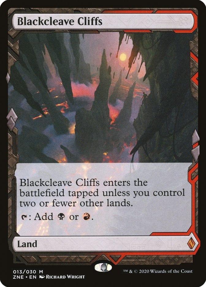 Magic: The Gathering MTG Single Blackcleave Cliffs (Expeditions) [Zendikar Rising Expeditions]