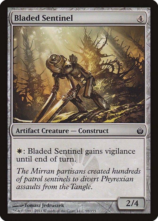 Magic: The Gathering MTG Single Bladed Sentinel [Mirrodin Besieged]