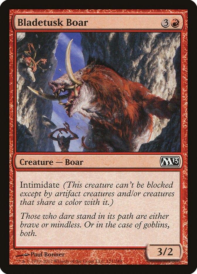 Magic: The Gathering MTG Single Bladetusk Boar [Magic 2013]