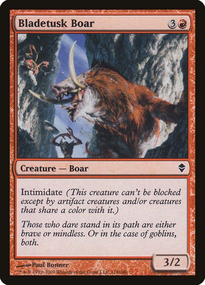 Magic: The Gathering MTG Single Bladetusk Boar [Zendikar]