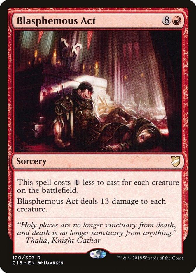 Magic: The Gathering MTG Single Blasphemous Act [Commander 2018]