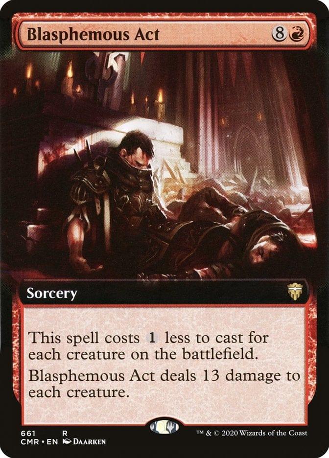 Magic: The Gathering MTG Single Blasphemous Act (Extended) [Commander Legends Extended]
