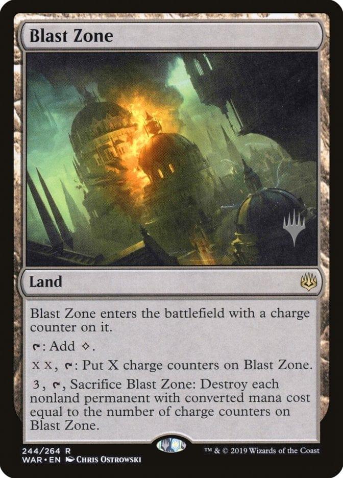 Magic: The Gathering MTG Single Blast Zone (Promo Pack) [War of the Spark Promos]