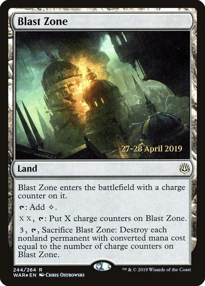 Magic: The Gathering MTG Single Blast Zone  [War of the Spark Prerelease Promos]