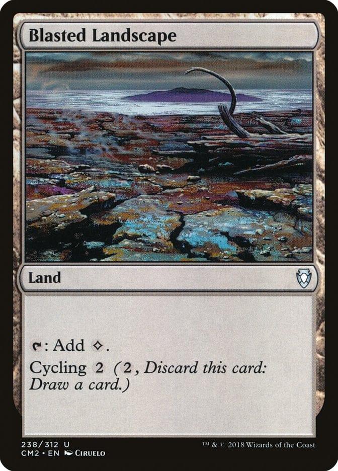 Magic: The Gathering MTG Single Blasted Landscape [Commander Anthology Volume II]