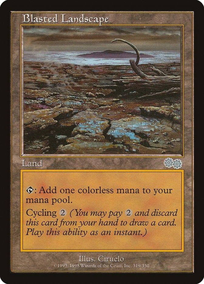 Magic: The Gathering MTG Single Blasted Landscape [Urza's Saga]