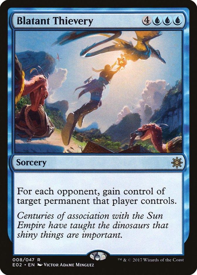Magic: The Gathering MTG Single Blatant Thievery [Explorers of Ixalan]
