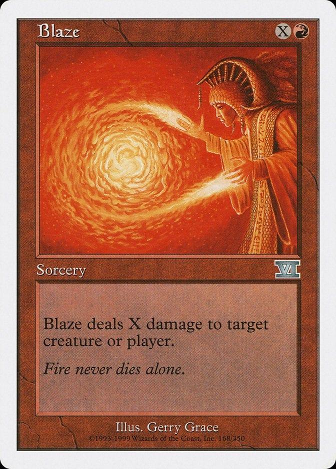 Magic: The Gathering MTG Single Blaze [Classic Sixth Edition]