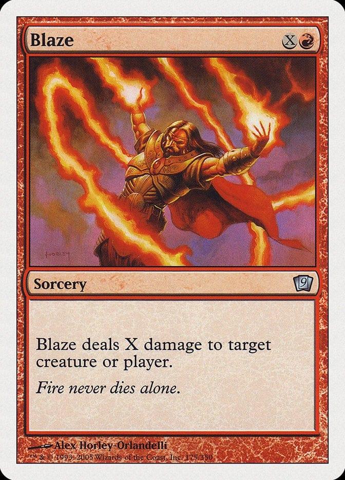 Magic: The Gathering MTG Single Blaze [Ninth Edition]