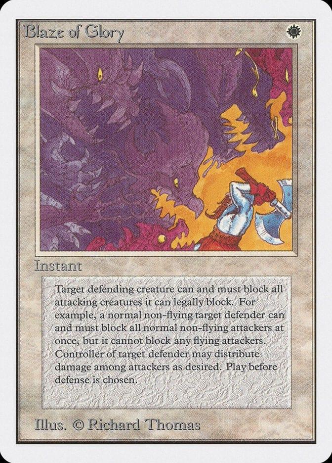 Magic: The Gathering MTG Single Blaze of Glory [Unlimited Edition]