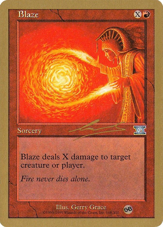 Magic: The Gathering MTG Single Blaze [World Championship Decks 2000]