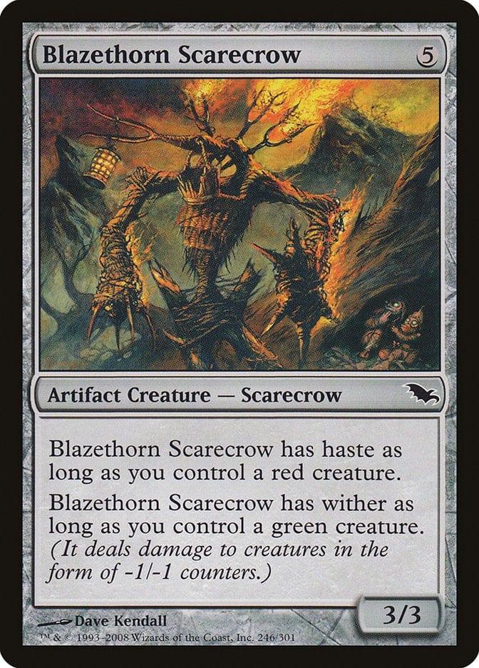 Magic: The Gathering MTG Single Blazethorn Scarecrow [Shadowmoor]