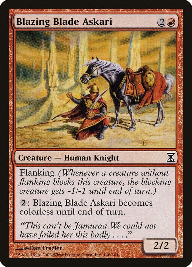 Magic: The Gathering MTG Single Blazing Blade Askari [Time Spiral]