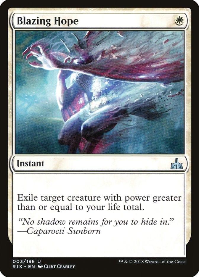 Magic: The Gathering MTG Single Blazing Hope [Rivals of Ixalan]