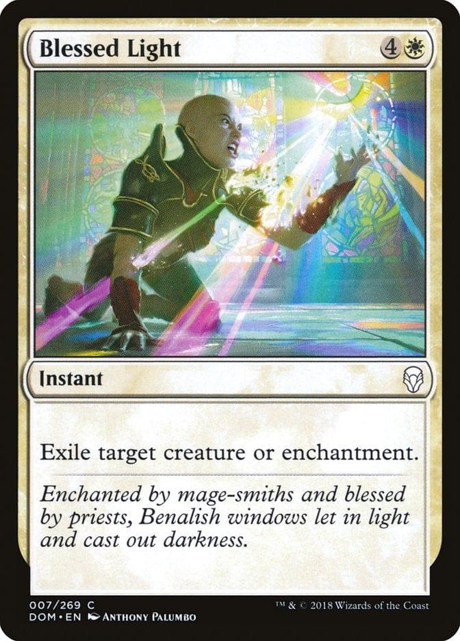 Magic: The Gathering MTG Single Blessed Light [Dominaria]