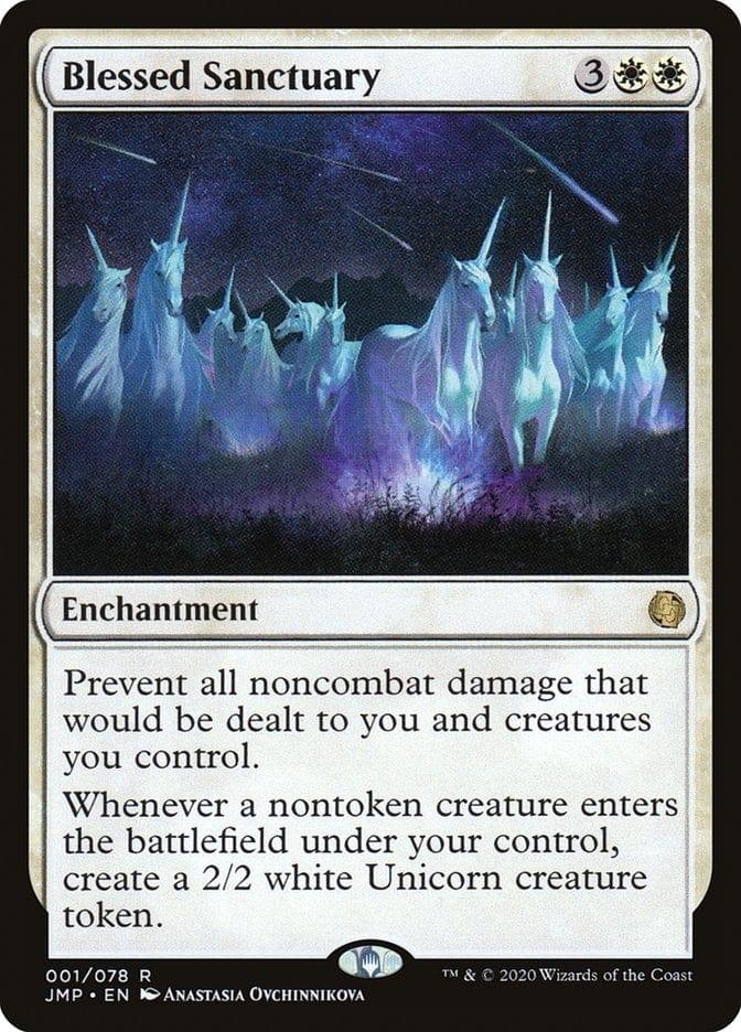Magic: The Gathering MTG Single Blessed Sanctuary [Jumpstart]