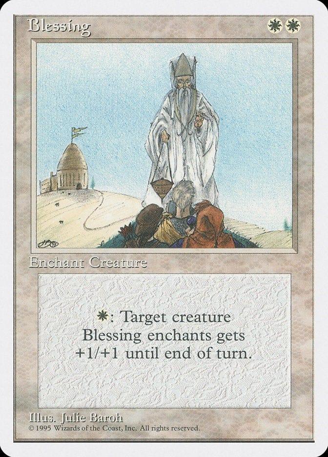Magic: The Gathering MTG Single Blessing [Fourth Edition]