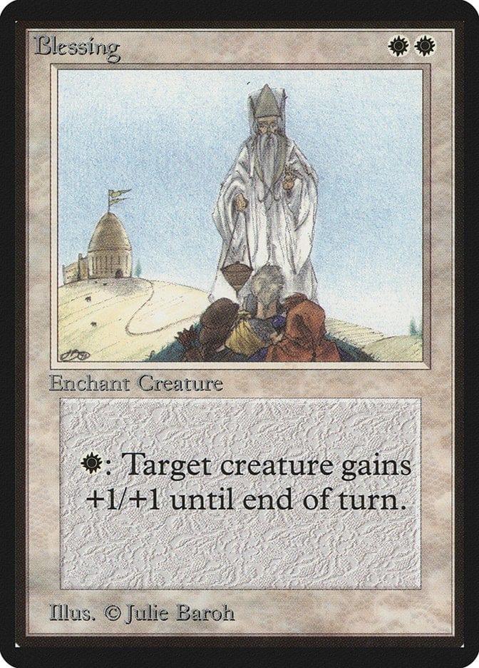 Magic: The Gathering MTG Single Blessing [Limited Edition Beta]