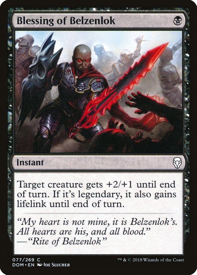 Magic: The Gathering MTG Single Blessing of Belzenlok [Dominaria]