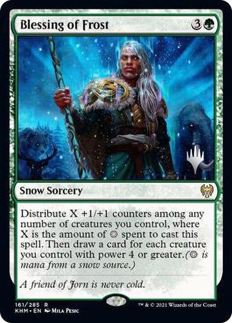 Magic: The Gathering MTG Single Blessing of Frost [Kaldheim Promo Pack]