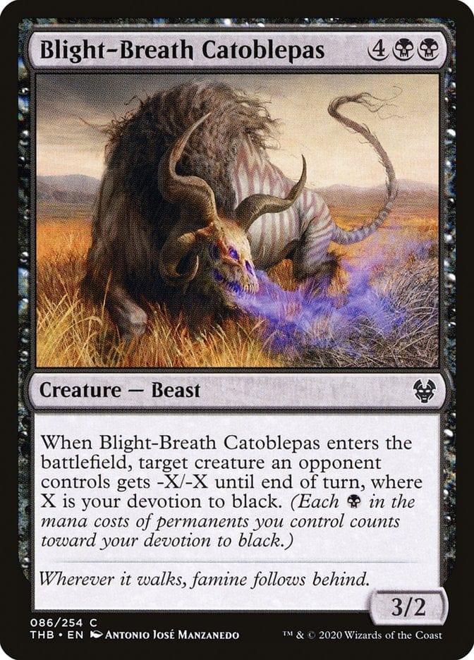Magic: The Gathering MTG Single Blight-Breath Catoblepas [Theros Beyond Death]