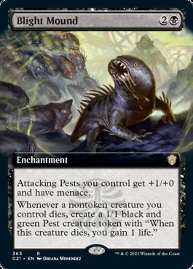Magic: The Gathering MTG Single Blight Mound (Extended) [Commander 2021]