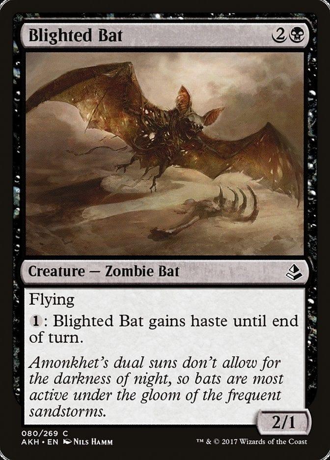 Magic: The Gathering MTG Single Blighted Bat [Amonkhet]