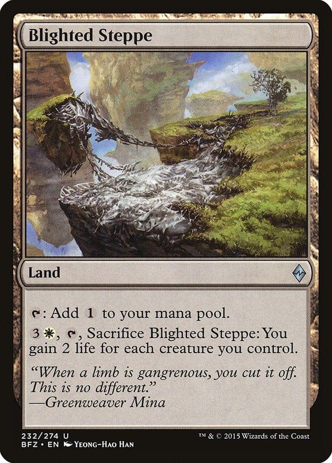 Magic: The Gathering MTG Single Blighted Steppe [Battle for Zendikar]
