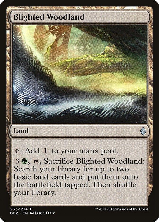 Magic: The Gathering MTG Single Blighted Woodland [Battle for Zendikar]