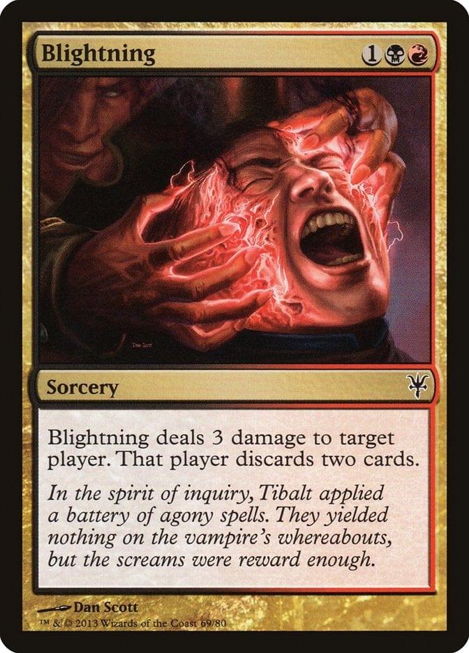 Magic: The Gathering MTG Single Blightning [Duel Decks: Sorin vs. Tibalt]
