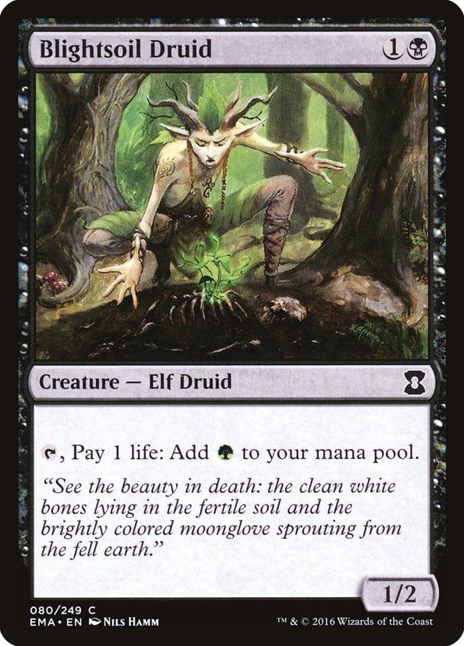 Magic: The Gathering MTG Single Blightsoil Druid [Eternal Masters]