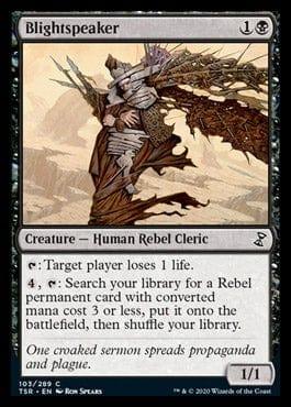 Magic: The Gathering MTG Single Blightspeaker [Time Spiral Remastered]
