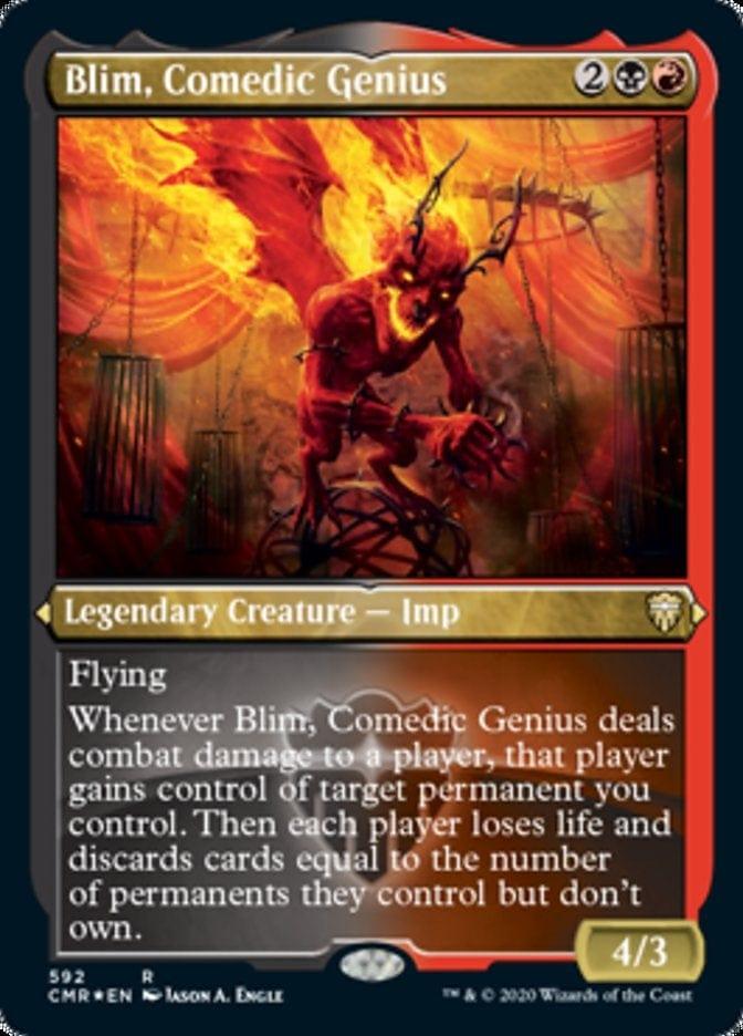 Magic: The Gathering MTG Single Blim, Comedic Genius [Commander Legends Etched]