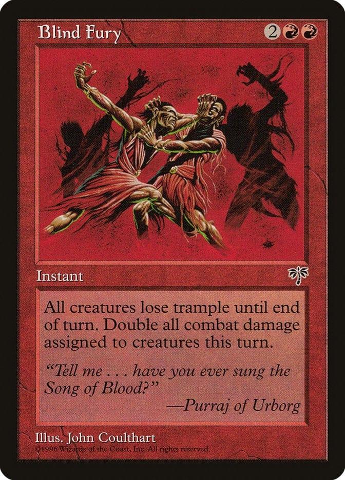 Magic: The Gathering MTG Single Blind Fury [Mirage]