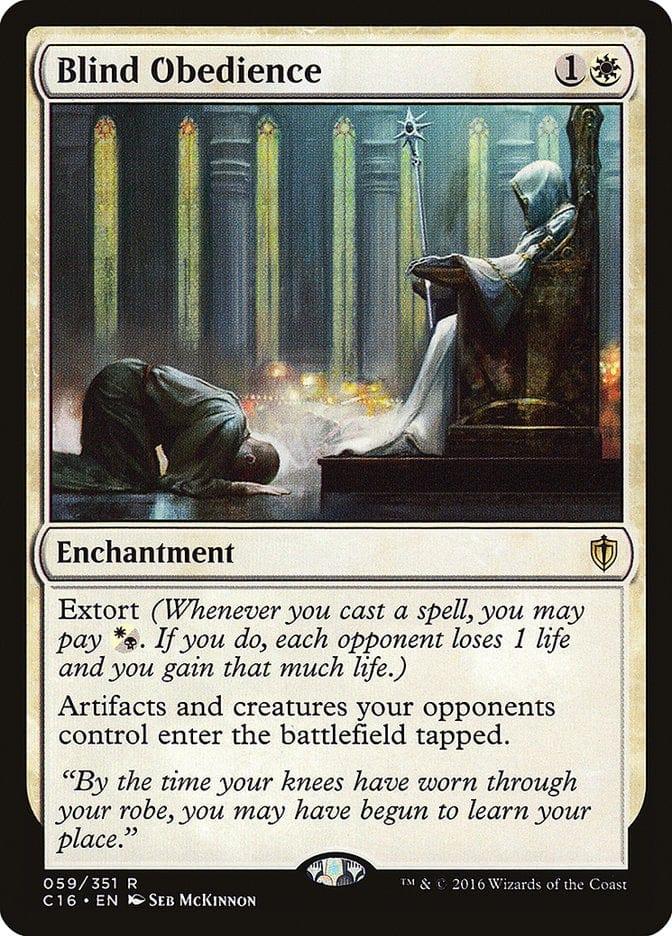 Magic: The Gathering MTG Single Blind Obedience [Commander 2016]