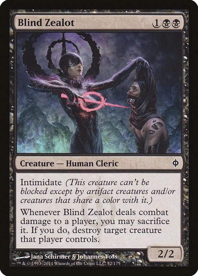 Magic: The Gathering MTG Single Blind Zealot [New Phyrexia]