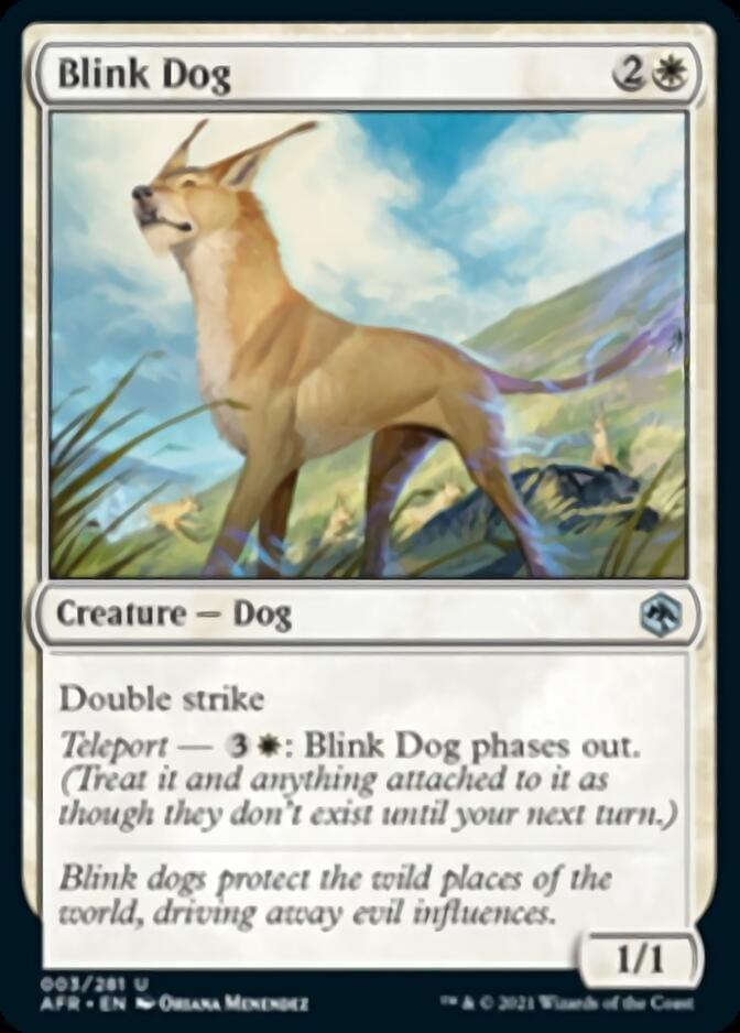 Magic: The Gathering MTG Single Blink Dog [Dungeons & Dragons: Adventures in the Forgotten Realms]